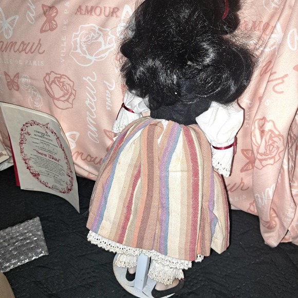 Vintage Porcelain SNOW WHITE-217A Artist Diana Effner porcelain Doll Knowles - Picture 11 of 12
